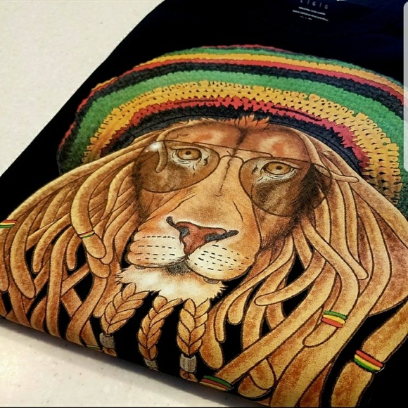 Brand New "Rasta Lion" Tee - Picture 2 of 4
